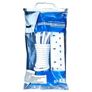 5 Meter 4Ways Extension Lead